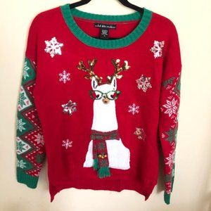 Ugly Christmas llama- United States Sweater